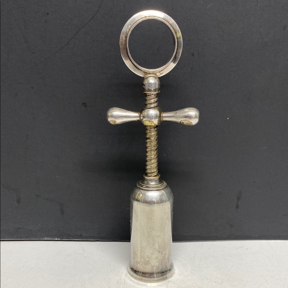 Silver Electroplated Corkscrew Wine Opener